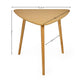 Athena Light Oak Triangular 3 Seater Dining Table