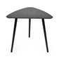 Athena Black Triangular 3 Seater Dining Table