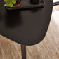 Athena Black Triangular 3 Seater Dining Table