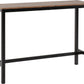Athens Breakfast Bar Set - Acacia Effect/Black