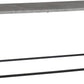 Athens Rectangular Coffee Table - Concrete Effect/Black