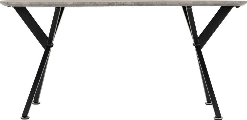 Athens Oval Coffee Table - CONCRETE EFFECT