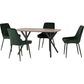 Athens Rectangular Dining Set + Avery Chairs