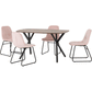 Athens Rectangular Dining Set + Lukas Chairs