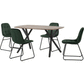 Athens Rectangular Dining Set + Lukas Chairs