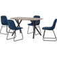 Athens Rectangular Dining Set + Lukas Chairs