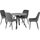 Athens Round Dining Set + Avery Chairs