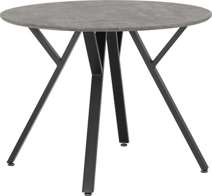 Athens Round Dining Set - CONCRETE EFFECT