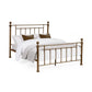 Aurealia Brass Effect Metal Double Bed