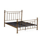Aurealia Brass Effect Metal Double Bed