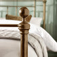 Aurealia Brass Effect Metal Double Bed