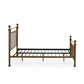 Aurealia Brass Effect Metal Double Bed