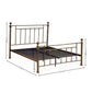 Aurealia Brass Effect Metal King Bed