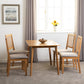 Austin 1+4 Dining Set - OAK EFFECT/GREY FABRIC