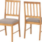 Austin 1+4 Dining Set - OAK EFFECT/GREY FABRIC