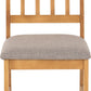 Austin Chair (Box of 2) - OAK EFFECT/GREY FABRIC