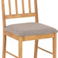 Austin 1+4 Dining Set - OAK EFFECT/GREY FABRIC