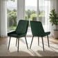 Avery Chair (Box of 2) - Emerald Green Velvet