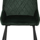 Avery Chair (Box of 2) - Emerald Green Velvet
