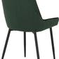 Avery Chair (Box of 2) - Emerald Green Velvet