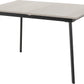 Avery Extending Dining Table - Concrete/Grey Oak Effect/Black