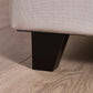 Aylen Upholstered Bed Frame - Oatmeal Linen, Small Double