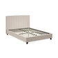 Aylen Upholstered Bed Frame - Oatmeal Linen, King