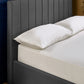 Aylen Upholstered Ottoman Storage Bed Frame - Dark Grey Linen, King