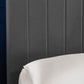 Aylen Upholstered Ottoman Storage Bed Frame - Dark Grey Linen, King