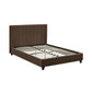 Aylen Upholstered Bed Frame - Chocolate Velvet, Small Double