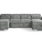 Alaya Sofabed Grey U Shape Corner