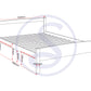 Amber 4'6" Bed - White