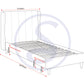 Amelia 3' Bed - PINK VELVET FABRIC