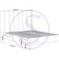 Amelia 4'6" Bed - Dark Grey Fabric