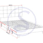 Arran 4'6" Bed - Grey Fabric