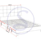 Arran 4'6" Bed - GREY FABRIC