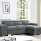 Artemis Sofabed Grey Universal Corner