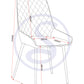 Avery Chair (Box of 2) - SAPPHIRE BLUE VELVET