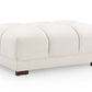 Azzuro Sofa Cream Footstool