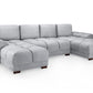 Azzuro Sofa Grey U Shape Corner