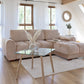 Azzuro Sofabed Mocha Universal Corner
