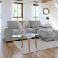 Azzuro Sofabed Grey Universal Corner