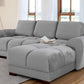 Azzuro Sofabed Grey Universal Corner