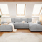 Azzuro Sofa Grey U Shape Corner