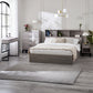 Bali 2 Drawer Bedside Table - Grey Oak Effect