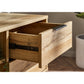 Bali 2 Drawer TV Unit up to 55 Inch - Light Oak Effect