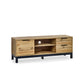 Bali 2 Drawer TV Unit up to 55 Inch - Light Oak Effect