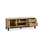 Bali 2 Drawer TV Unit up to 55 Inch - Light Oak Effect