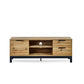 Bali 2 Drawer TV Unit up to 55 Inch - Light Oak Effect
