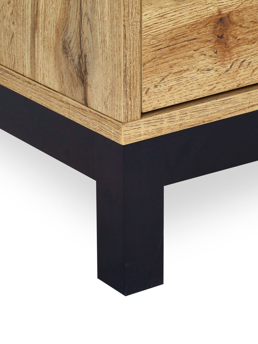 Bali 2 Drawer TV Unit up to 55 Inch - Light Oak Effect